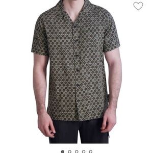 Men's Brown Patterned Shirt